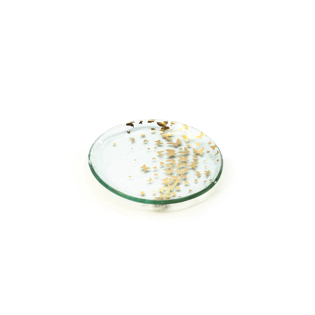 Butterfly Appetizer Plate 6" - Zinnias Gift Boutique