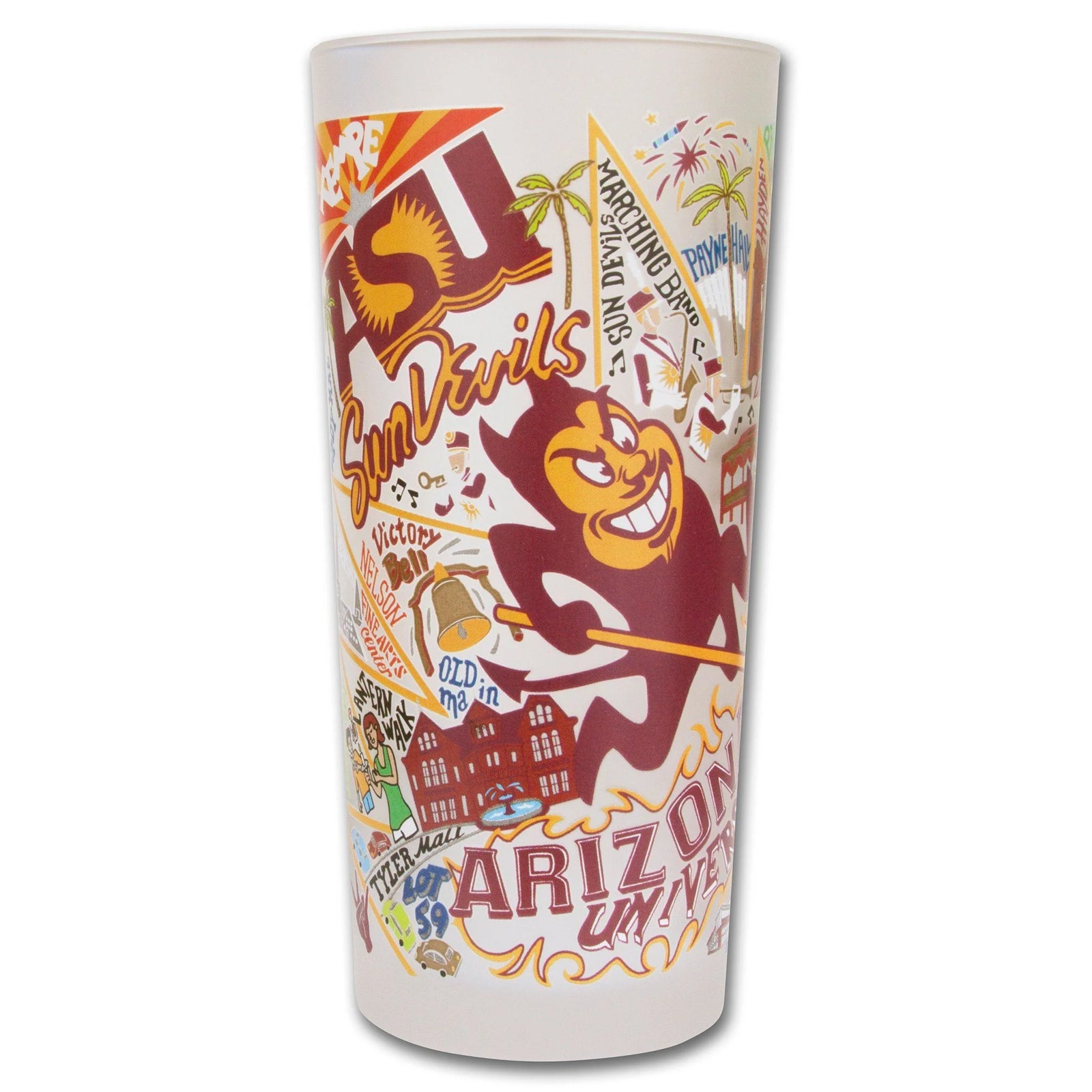 Drinking Glass (collegiate) - Zinnias Gift Boutique