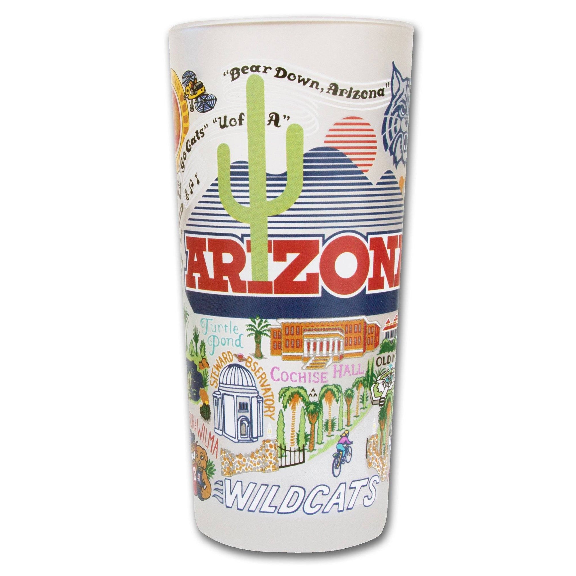 Drinking Glass (collegiate) - Zinnias Gift Boutique