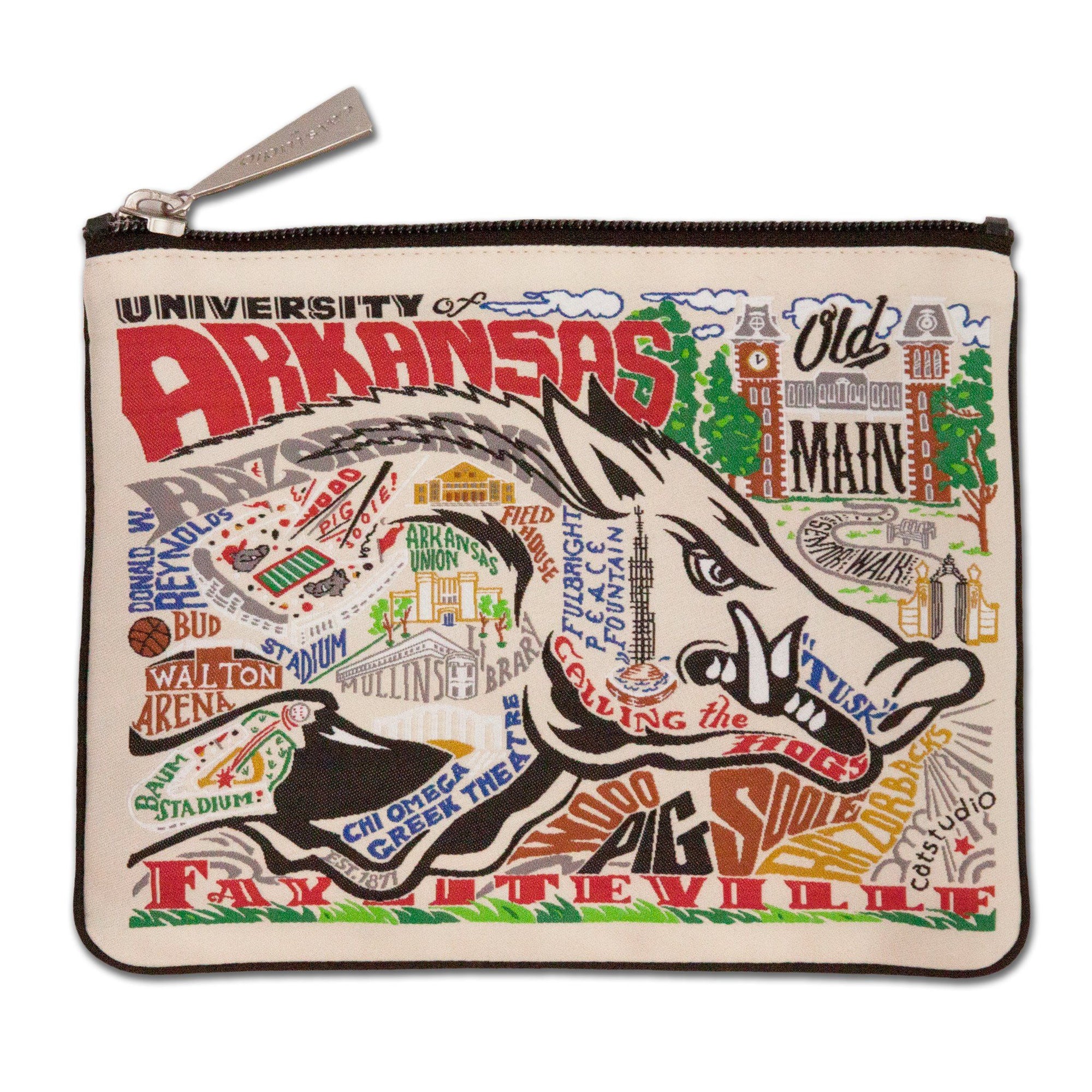 Collegiate Zipper Pouch - Zinnias Gift Boutique