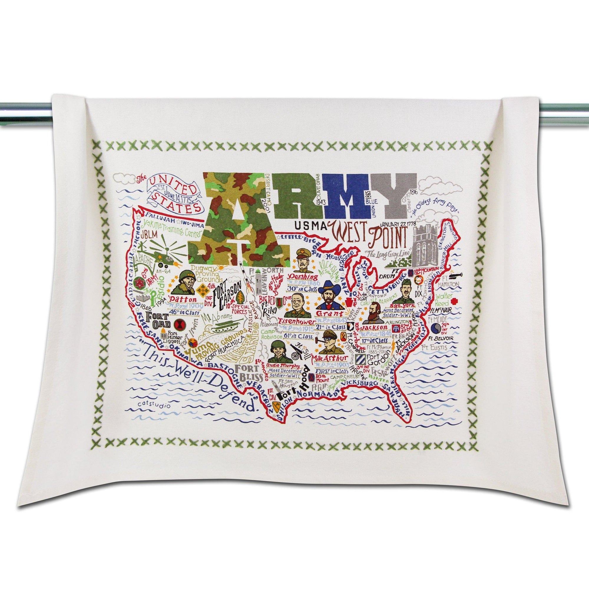 Dish Towel - Military - Zinnias Gift Boutique