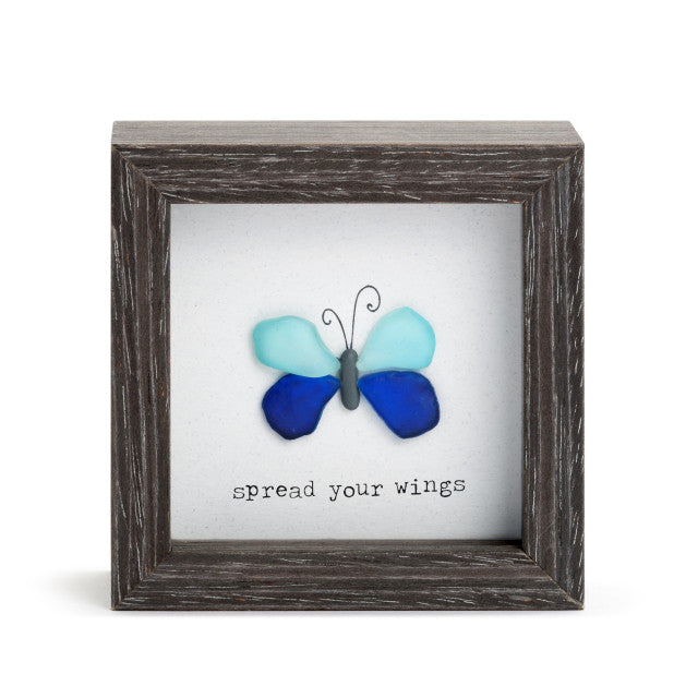Spread Your Wings Shadow Box - Zinnias Gift Boutique