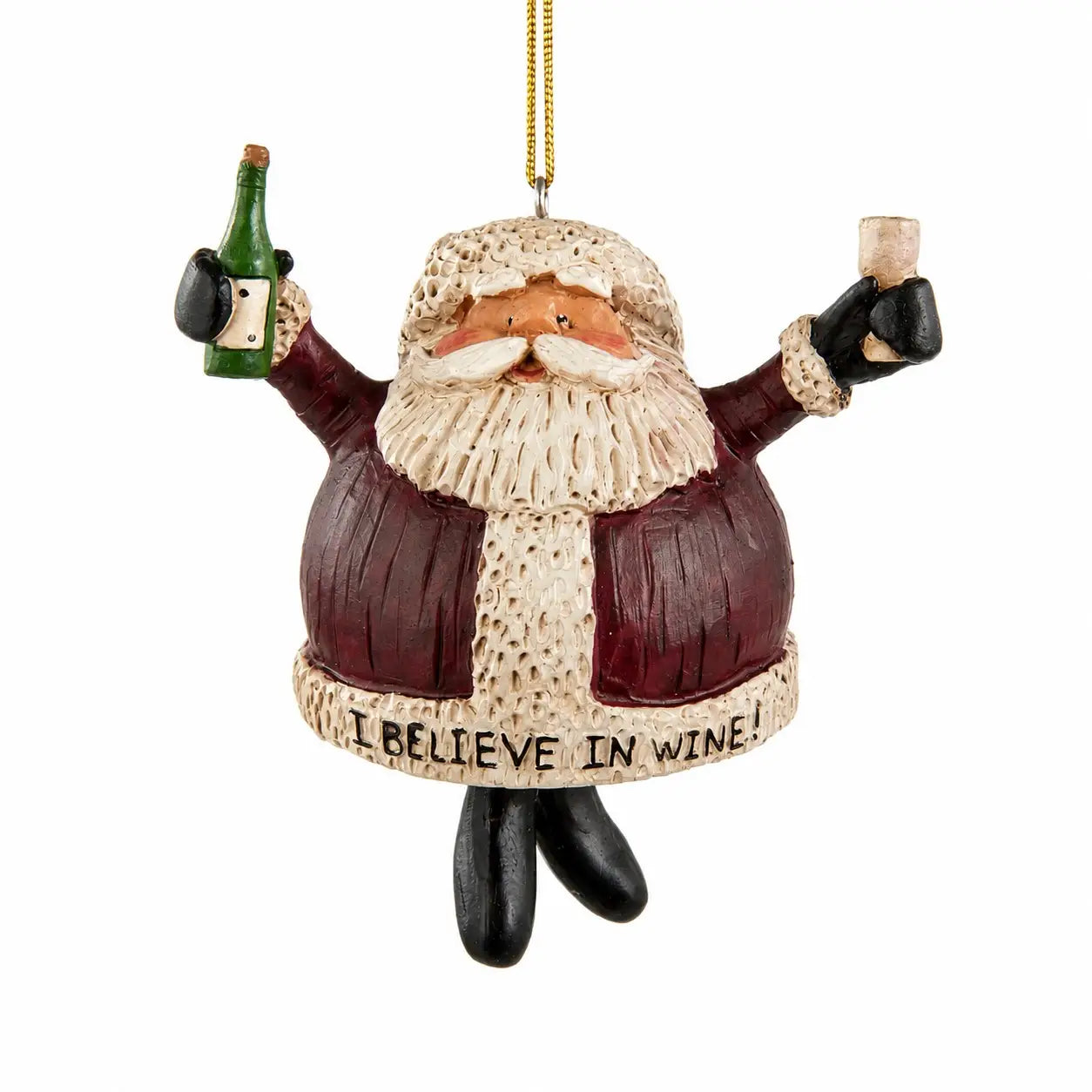 Santa Ornament - Zinnias Gift Boutique