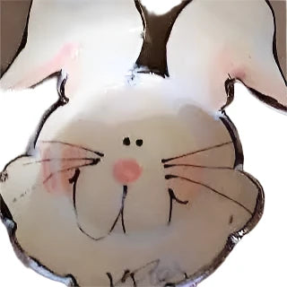 Small Bunny Face Shaped Bowl - Zinnias Gift Boutique