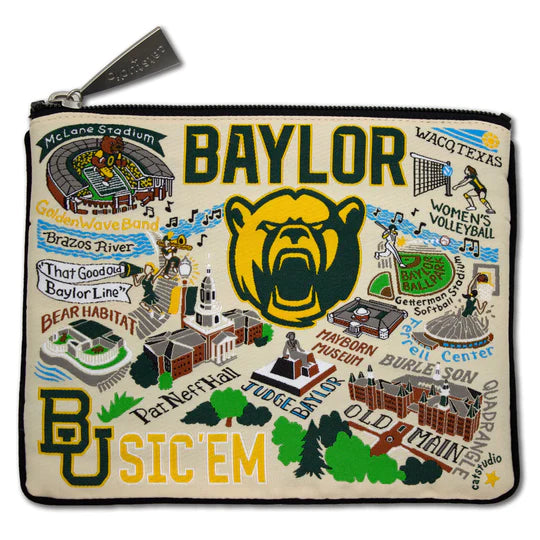 Collegiate Zipper Pouch - Zinnias Gift Boutique