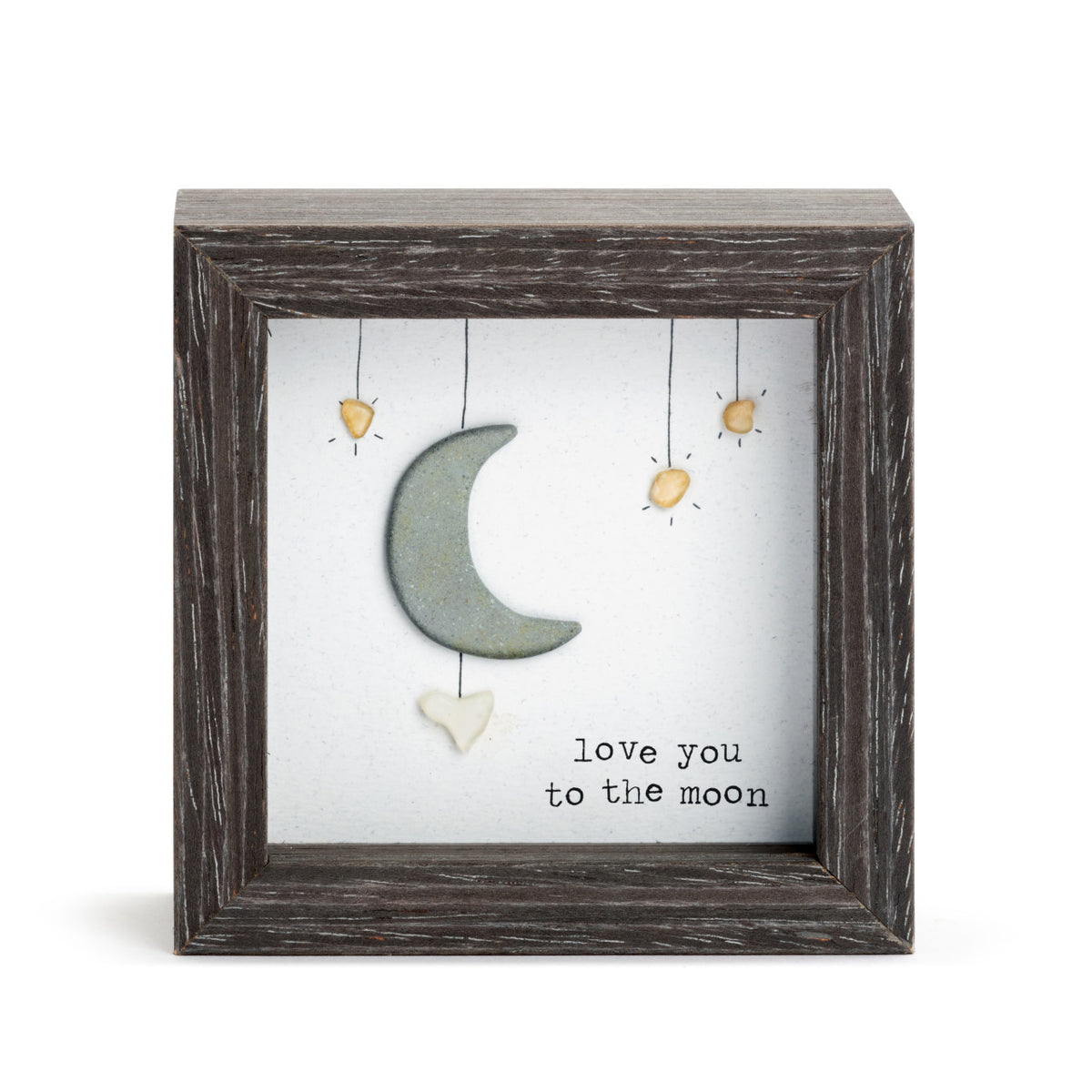 Love You to the Moon Shadow Box - Zinnias Gift Boutique