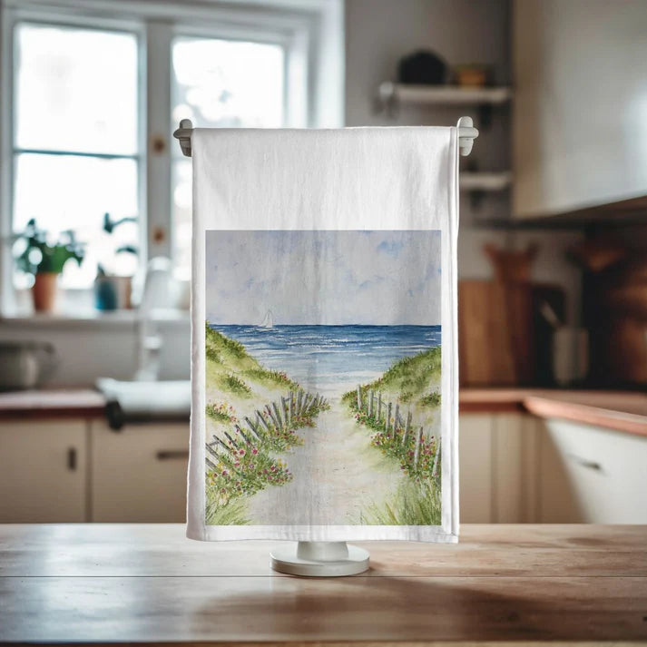 Local Artisan Tea Towel - Zinnias Gift Boutique