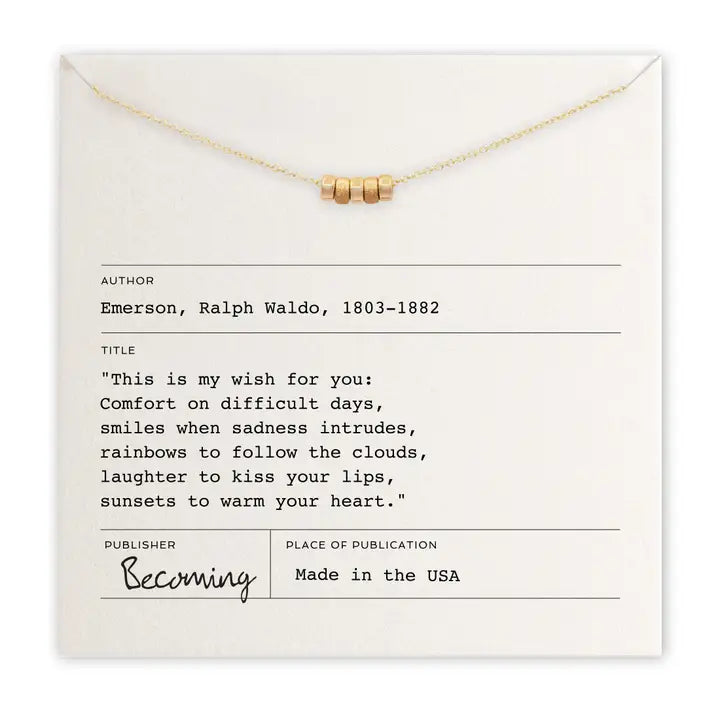 My Wish For You Necklace - GF - Zinnias Gift Boutique