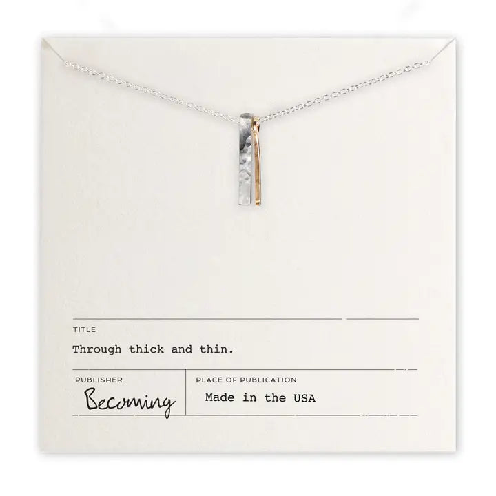 Through Thick & Thin Necklace - Mixed - Zinnias Gift Boutique