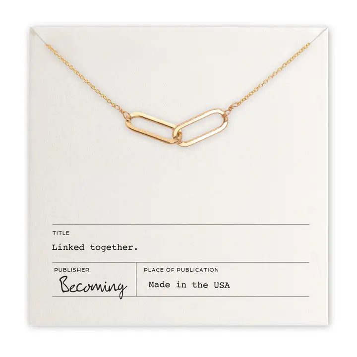 Linked Together Necklace - GF - Zinnias Gift Boutique