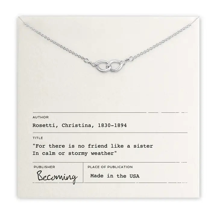 Sisters Links Necklace - Zinnias Gift Boutique
