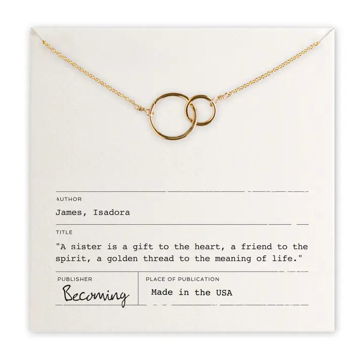 Sisters Necklace - Zinnias Gift Boutique