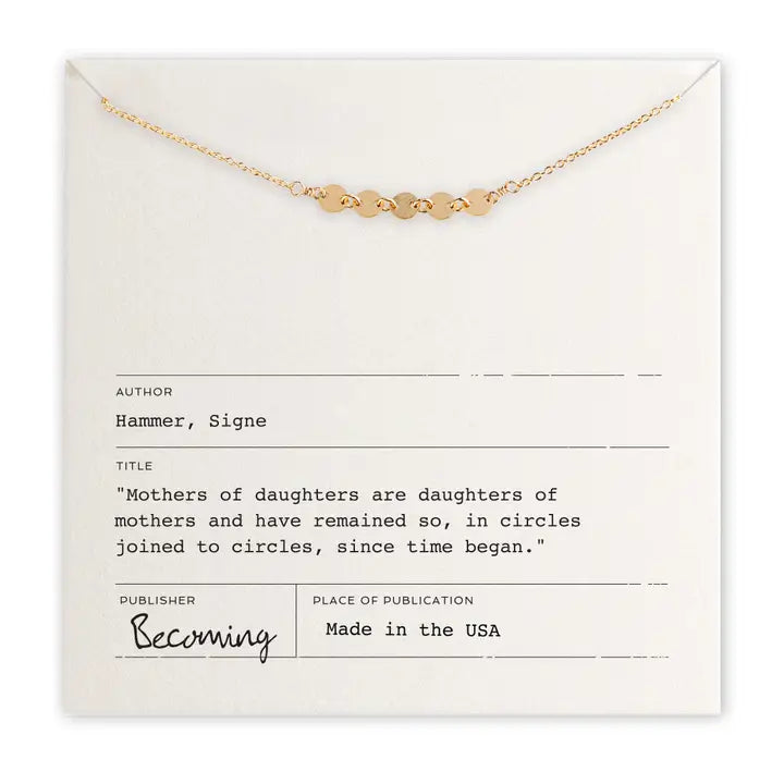 Mother & Daughters Necklace - Zinnias Gift Boutique