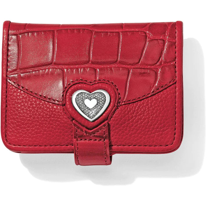 Bellissimo Heart Small Wallet Lipstick Red - Zinnias Gift Boutique