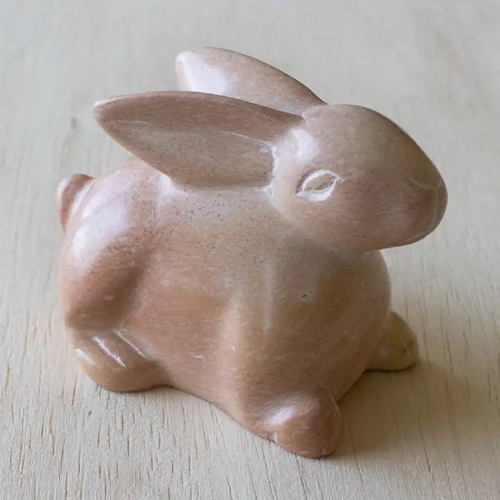 Natural Bunny Lying - Zinnias Gift Boutique