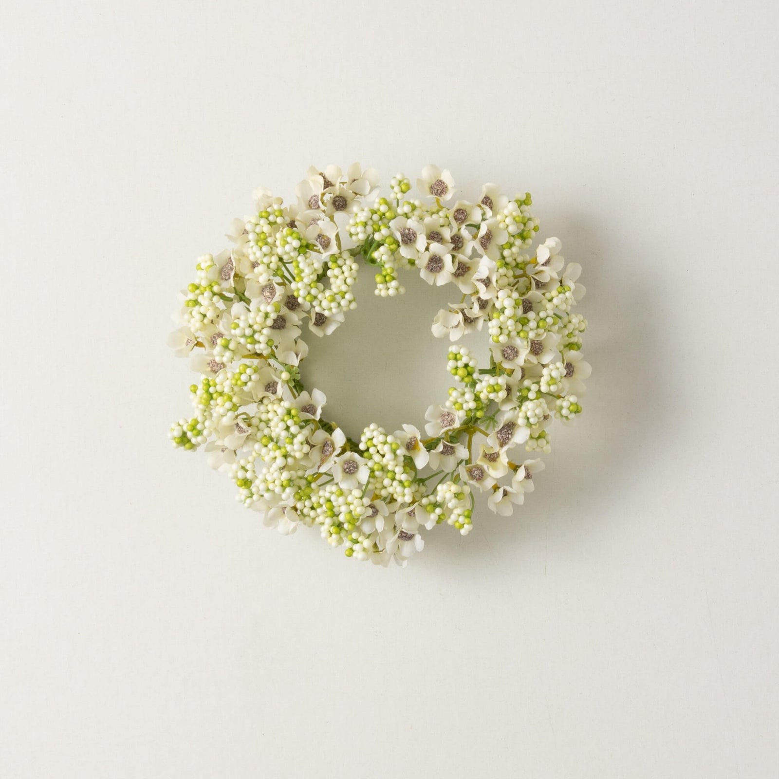 CREAM 4.5" CANDLE RING - Zinnias Gift Boutique