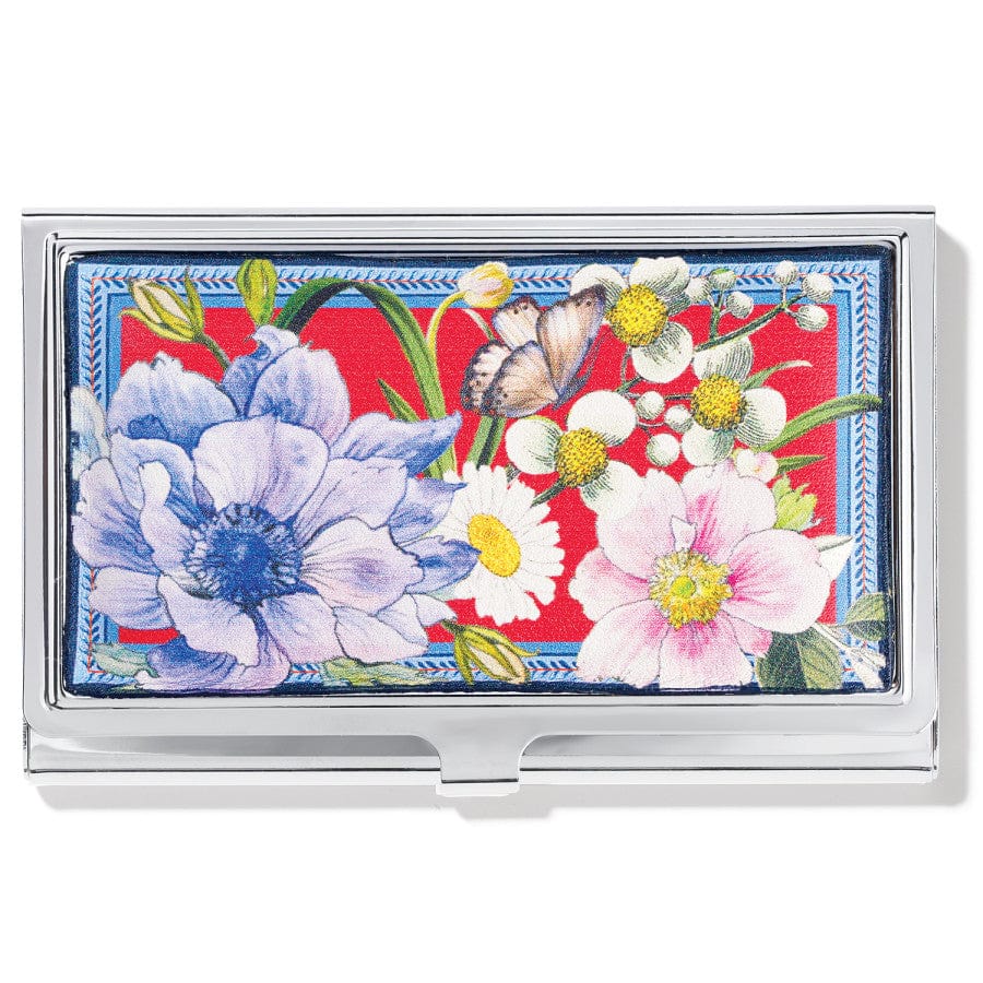 Poppy Blossom Hill Rouge Metal Card Case - Zinnias Gift Boutique