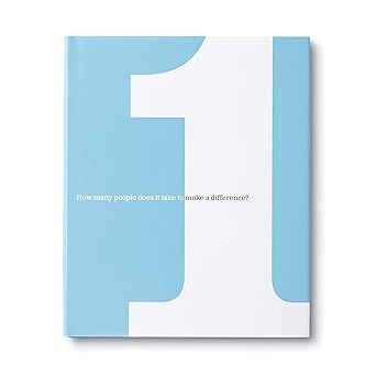Cover image of adult book titled "The 1 Book: How Many People Does it Take to Make a Difference?" by Book Publisher.