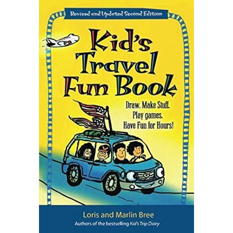 Kid's Travel Fun Book: Draw. Make Stuff. Play Games. - Zinnias Gift Boutique
