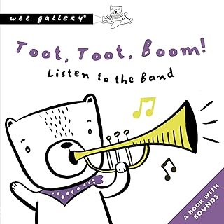 Toot toot boom listen to the band sound book - Zinnias Gift Boutique