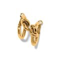 Interlok Single Knot Hoop Earrings - Zinnias Gift Boutique