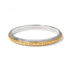Mosaic Two Tone Bangle - Zinnias Gift Boutique