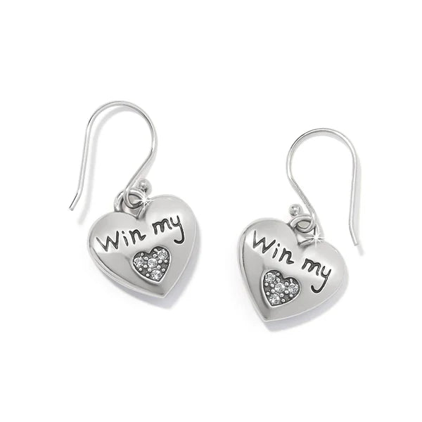 One Heart Reversible Earrings - Zinnias Gift Boutique