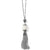 Rajasthan Druzy Tassel Long Necklace - Zinnias Gift Boutique