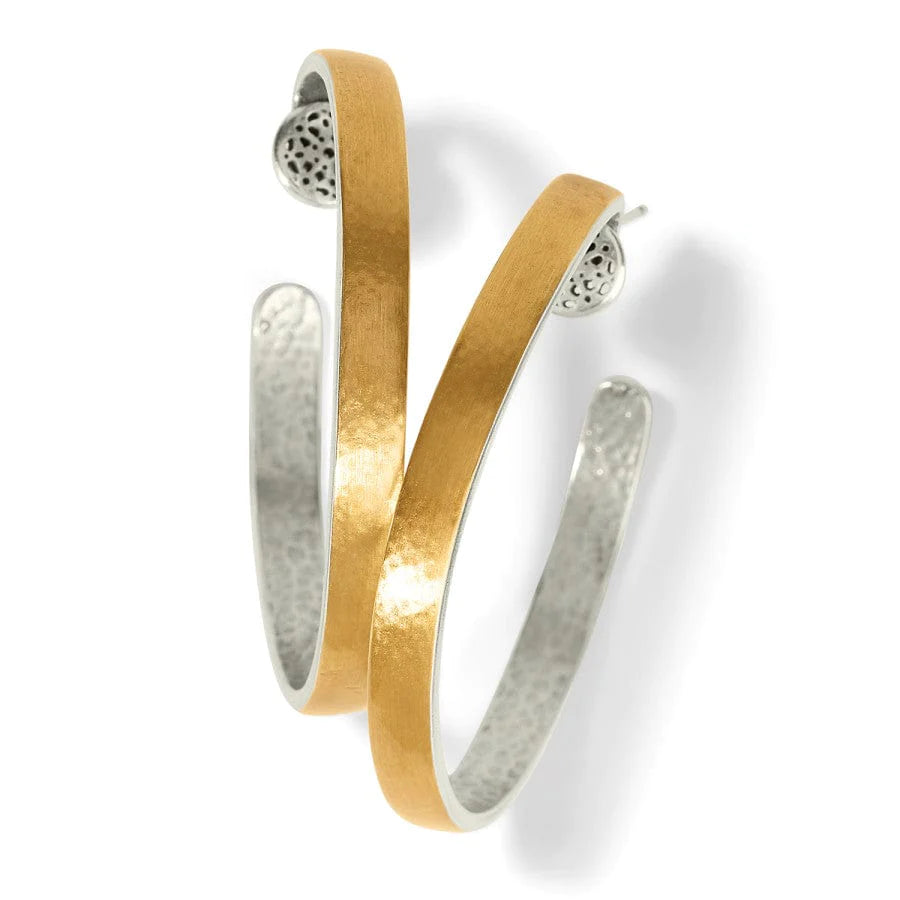Ferrara Entrata Medium Gold Hoop - Zinnias Gift Boutique
