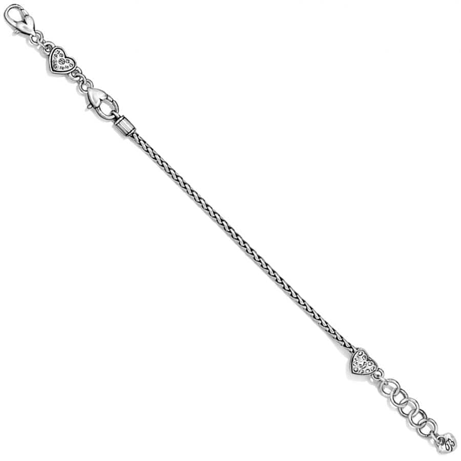 Sil/Stn Abc's Slide Bracelet - Zinnias Gift Boutique