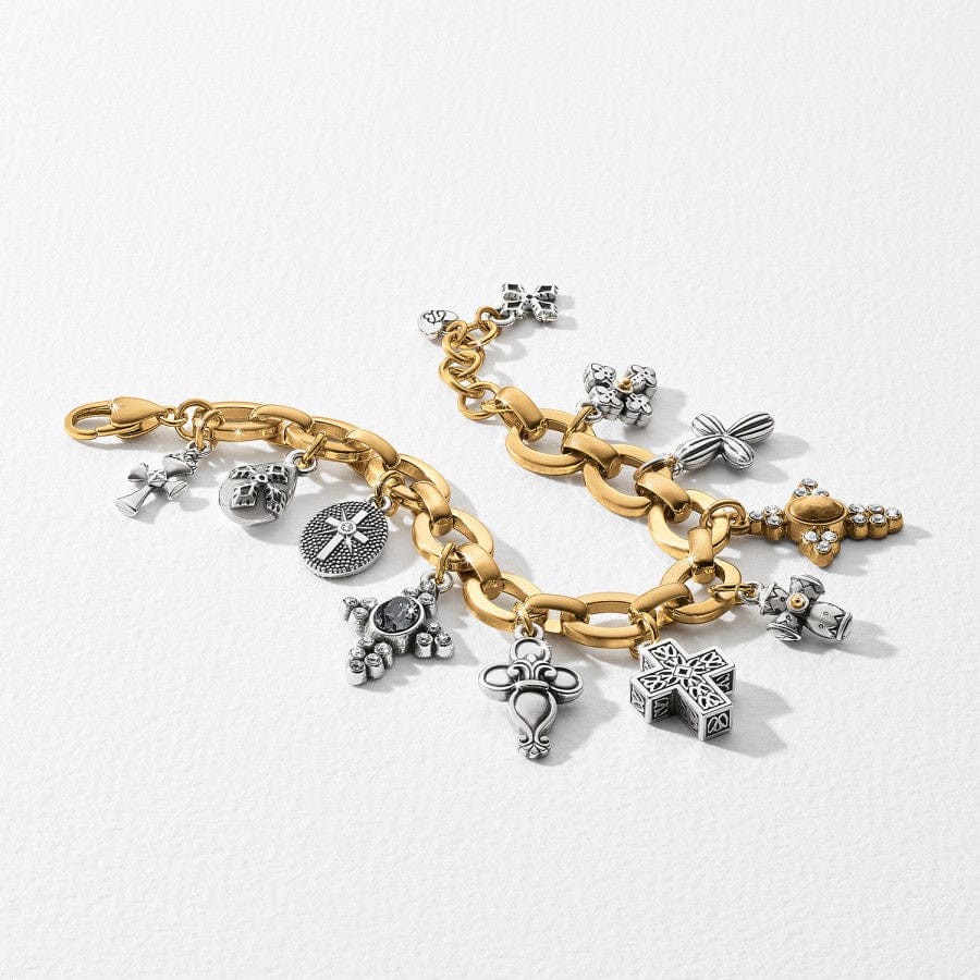 Heavenly Cross Charm Bracelet - Zinnias Gift Boutique