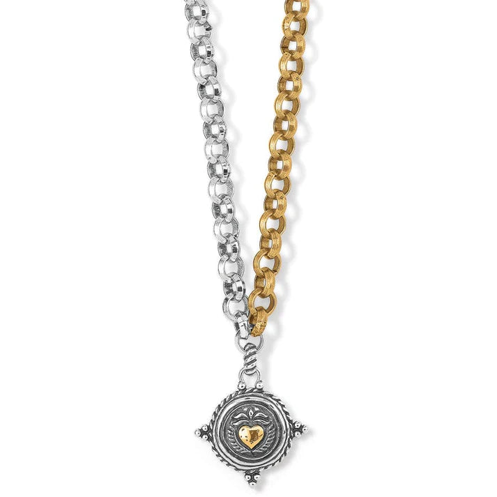 Ferrara Virtue Winged Heart Statement Necklace - Zinnias Gift Boutique