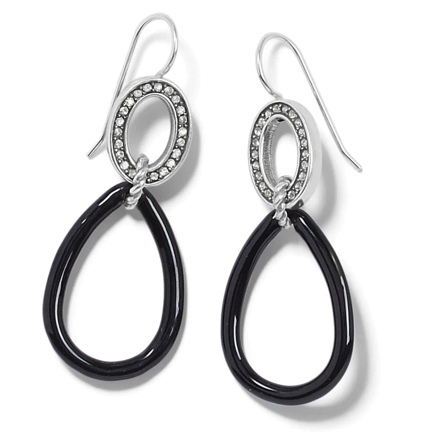 Neptune's Rings Night French Wire Earrings - Zinnias Gift Boutique