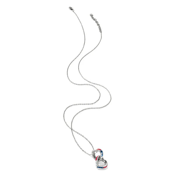 Spectrum Hearts Long Necklace - Zinnias Gift Boutique