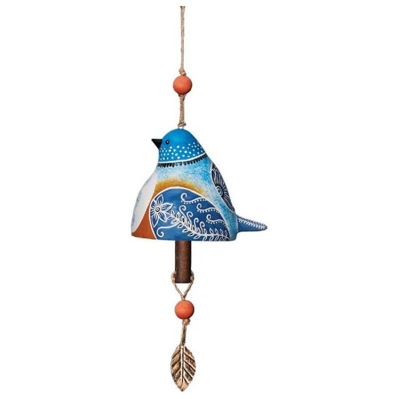 Bluebird Ceramic Bell - Zinnias Gift Boutique