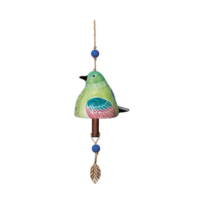 Hummingbird Ceramic Bell - Zinnias Gift Boutique