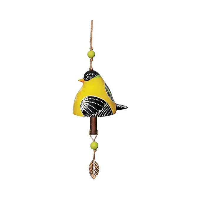 Goldfinch Ceramic Bell - Zinnias Gift Boutique