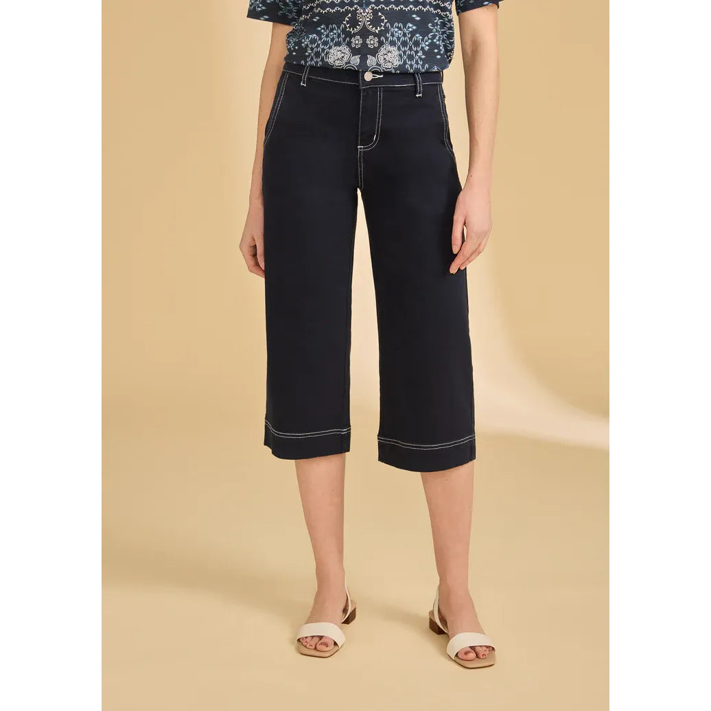 Olivia Wide Capri - Zinnias Gift Boutique