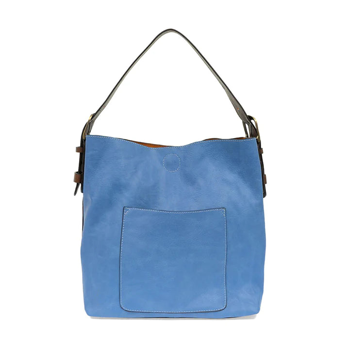 Hobo Coffee Handle Handbag Surf Blue - Zinnias Gift Boutique