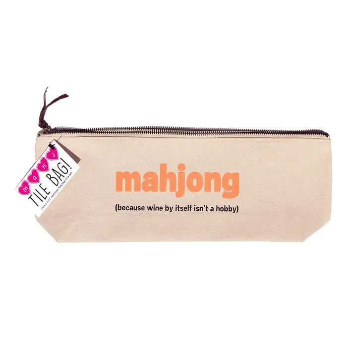 Mahjong Tile Pouch - Zinnias Gift Boutique