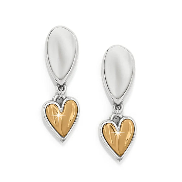 Cascade Heart Unity Post Drop Earring - Zinnias Gift Boutique