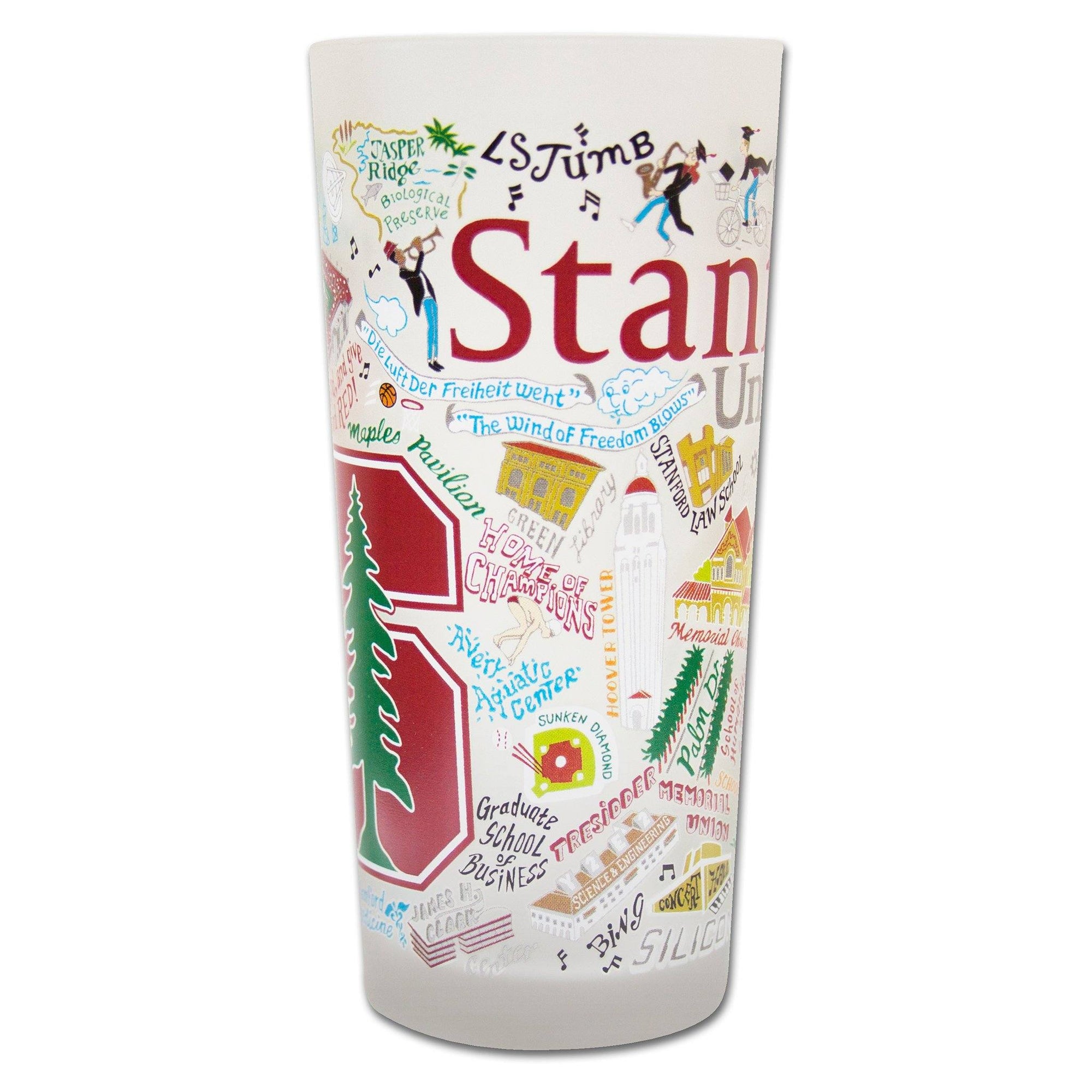 Drinking Glass (collegiate) - Zinnias Gift Boutique