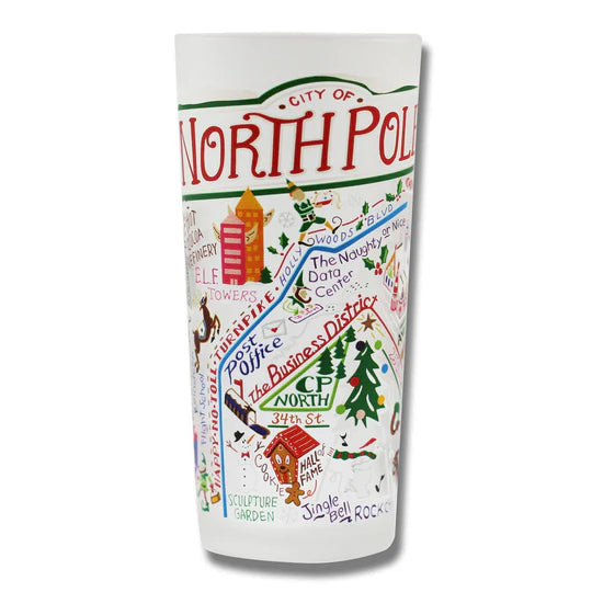 Drinking Glass (Geography) - Zinnias Gift Boutique