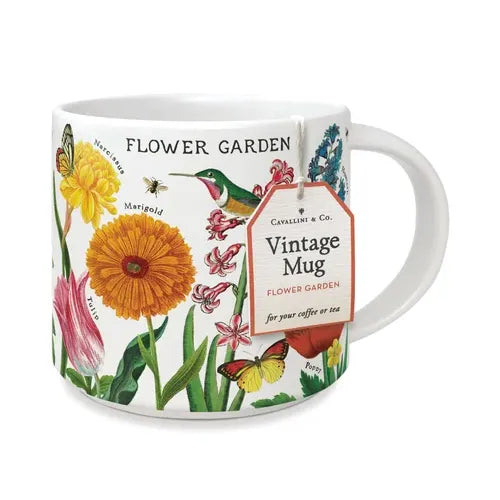 Flower Garden Ceramic Mug - Zinnias Gift Boutique