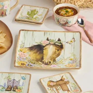 Roseswood Ranch Horse Dishware - Zinnias Gift Boutique