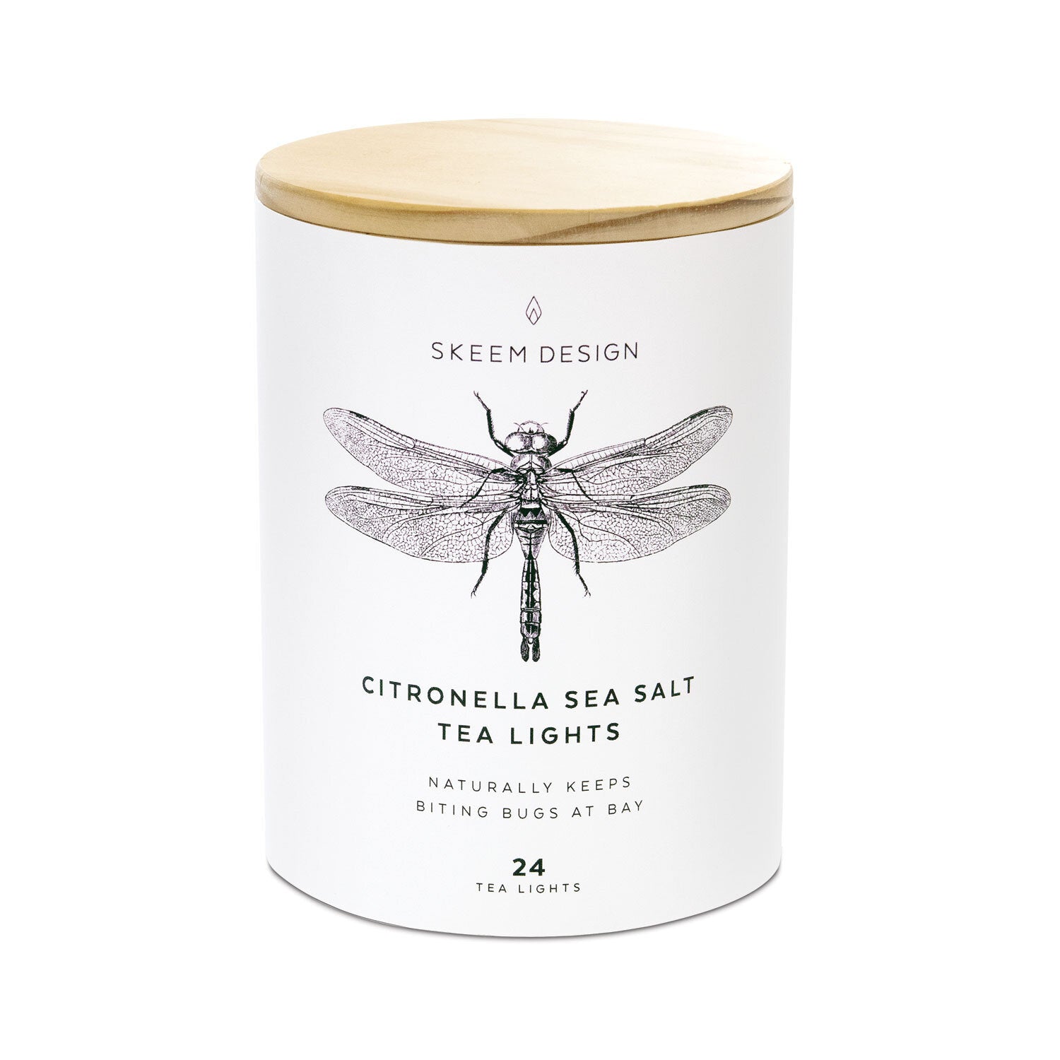 Citronella Tea Lights Sea Salt - Zinnias Gift Boutique