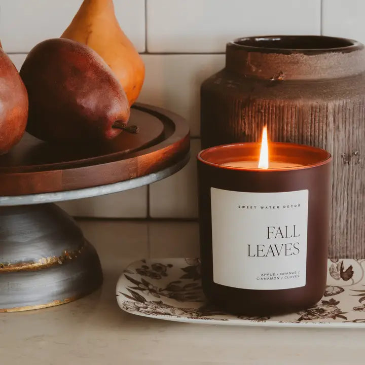 Fall leaves candle 15oz soy
