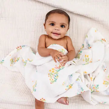Baby swaddle muslin - Zinnias Gift Boutique