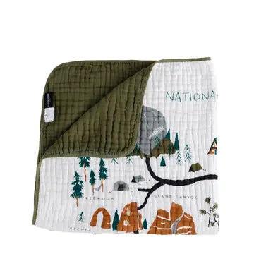 Baby blanket reversible - Zinnias Gift Boutique