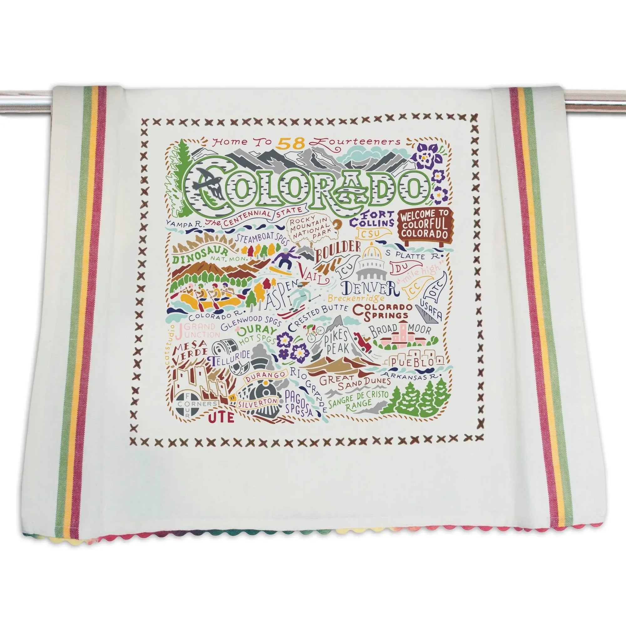 Dish Towel - Collegiate - Zinnias Gift Boutique